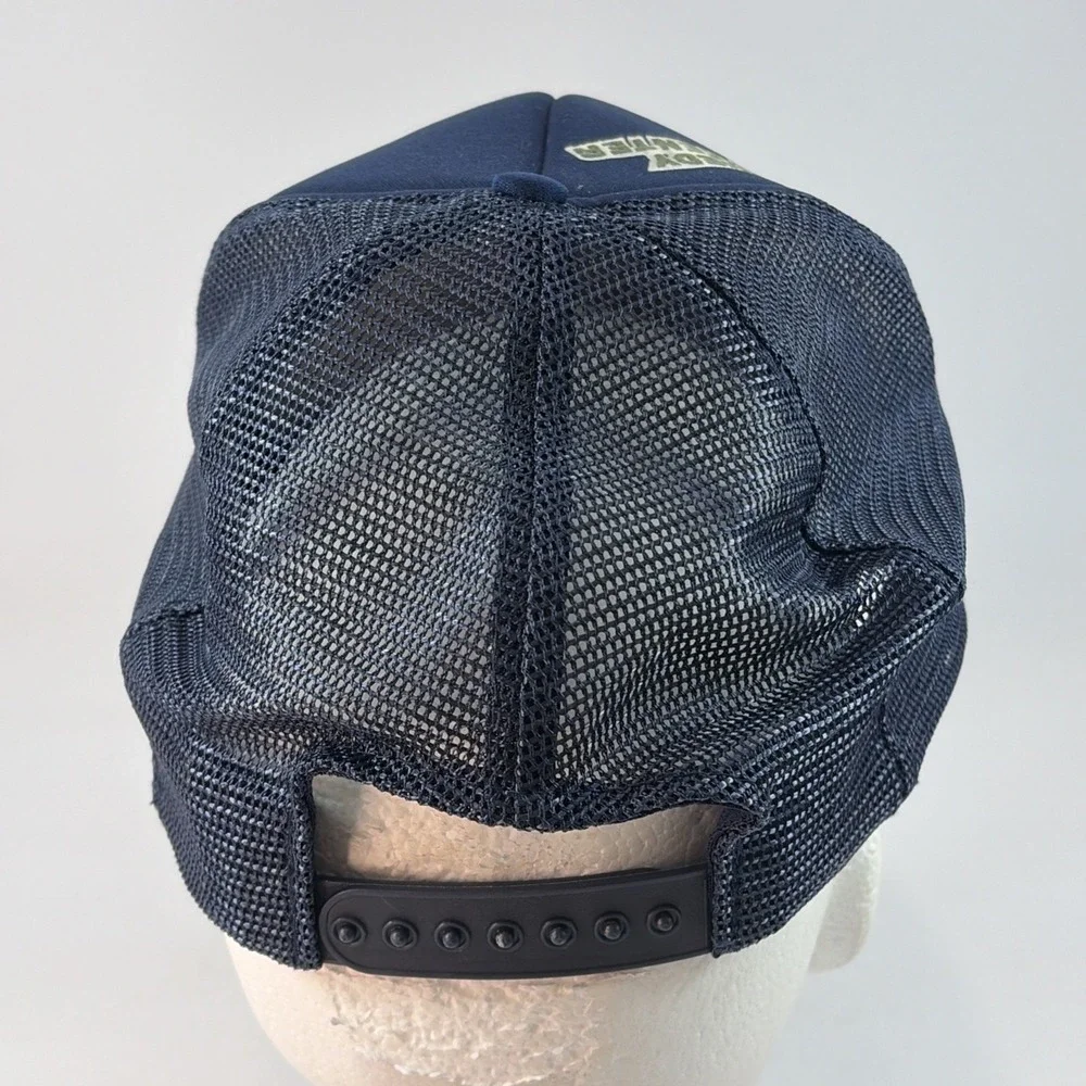 Vintage Kennedy Space Center Hat Cap Snap Back Mesh Trucker Shuttle Felt Patch